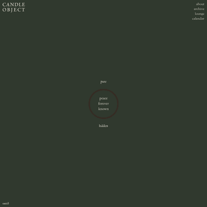 Candle Object