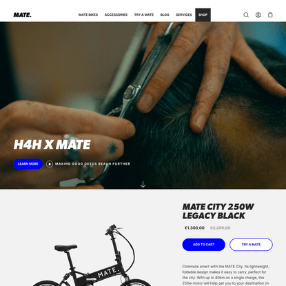 MATE.Bike – The Ultimate eBike – Powerful, Smart &amp; Foldable