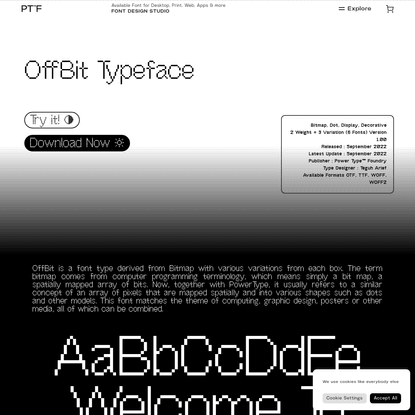 OffBit Typeface - Power Type™ Foundry