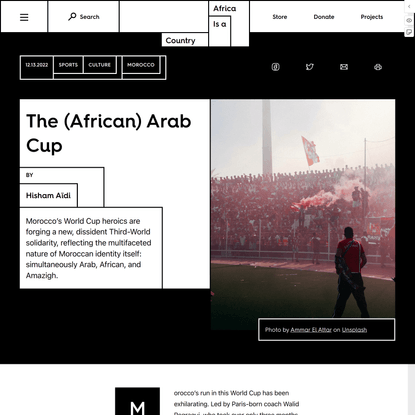 The (African) Arab Cup