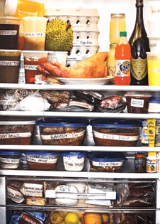 Anthony Bourdain's fridge