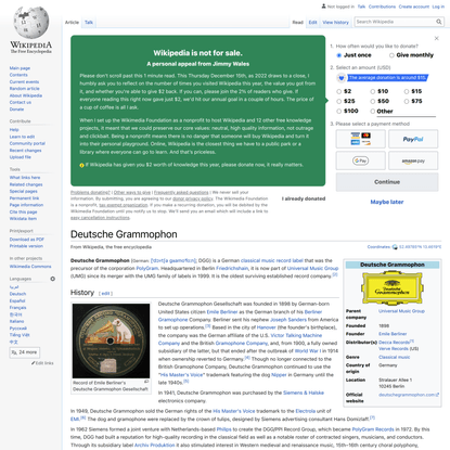 Deutsche Grammophon - Wikipedia