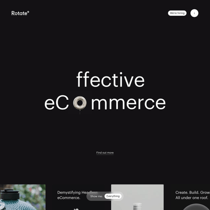 Headless Commerce Agency - Rotate°