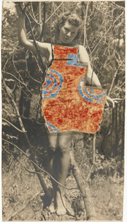 Ray Johnson, Untitled (Orange Dress), 1960
