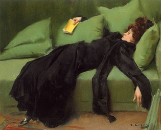 Young Decadent (After the Ball), Ramon Casas