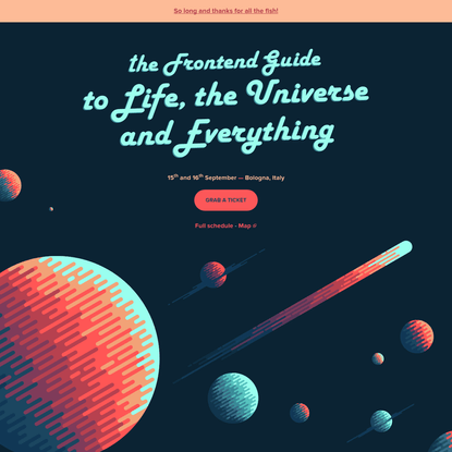 The frontend guide to life, universe and everything