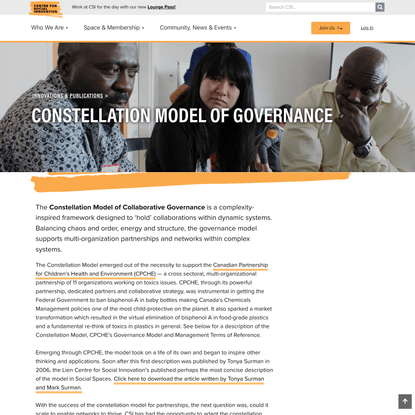 Constellation Model of Governance - Centre for Social Innovation