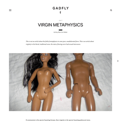 Virgin Metaphysics — Gadfly
