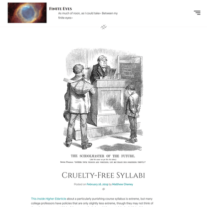 Cruelty-Free Syllabi