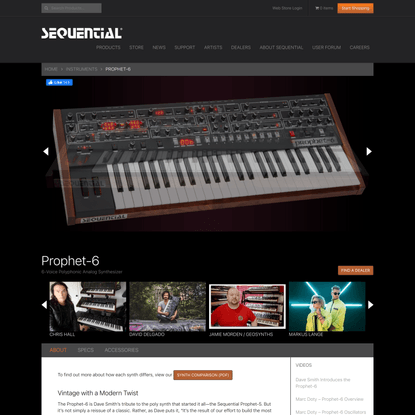 Prophet-6 - Sequential