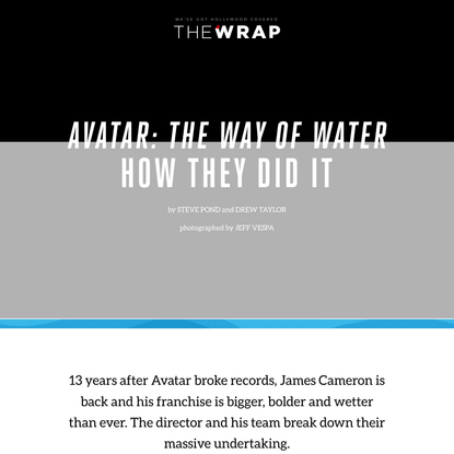Avatar: The Way of Water - How They Did It