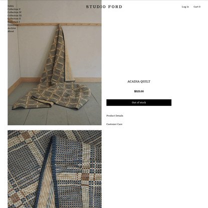 ACADIA QUILT