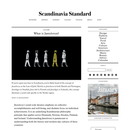 What is Janteloven? The Law of Jante in Scandinavian Society