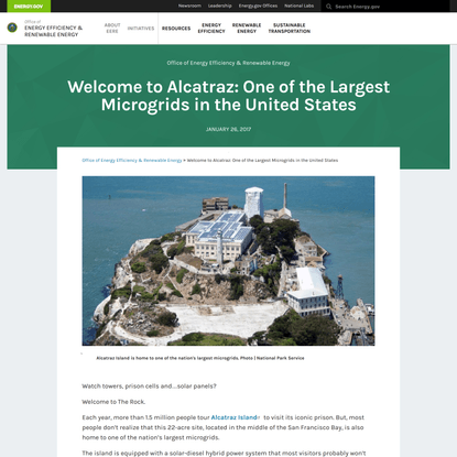 Welcome to Alcatraz: One of the Largest Microgrids in the United States | Department of Energy