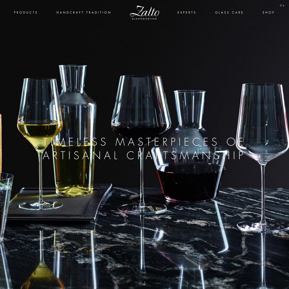 ZALTO glass perfection Timeless masterpieces of artisanal