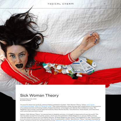 Sick Woman Theory | Topical Cream