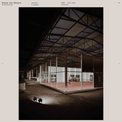 Atelier Jean Maleyrat • Architecture