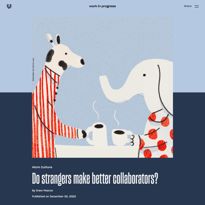 Do strangers make better collaborators?