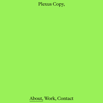 Plexus Copy