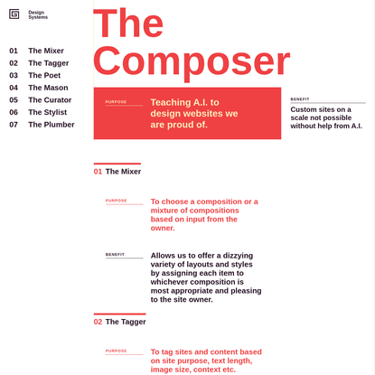 The Composer - Grid Design System