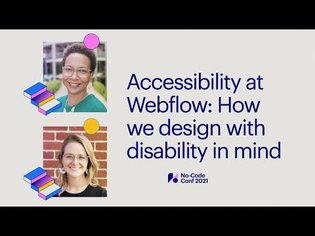 Accessibility at Webflow: How we design with disability in mind