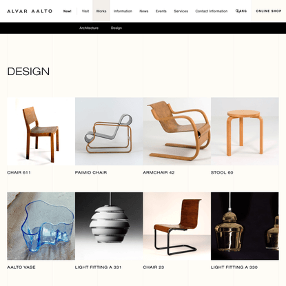 Design Archives - Alvar Aalto Foundation | Alvar Aalto -säätiö