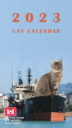 2023 Cat Calendar, Army Corps of Engineers