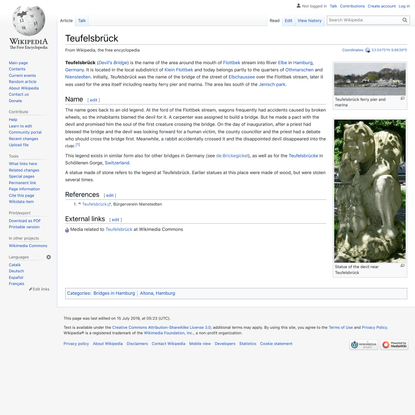 Teufelsbrück - Wikipedia