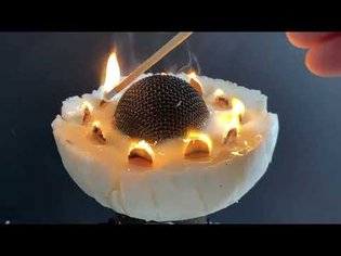 ASMR - My mic is a candle ( Crackling Fire Sounds )