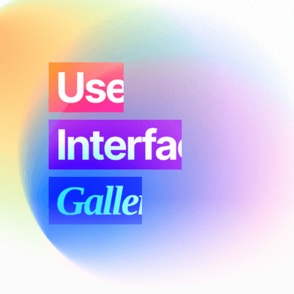 User Interface Gallery