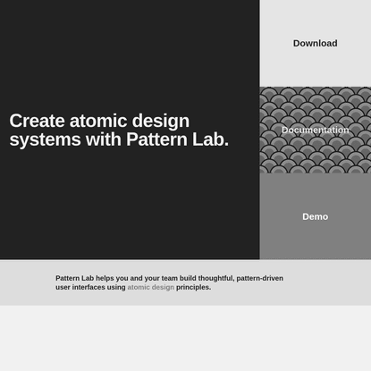 Pattern Lab | Build Atomic Design Systems