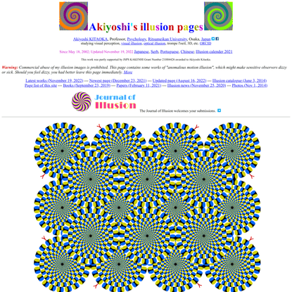 Akiyoshi’s illusion pages