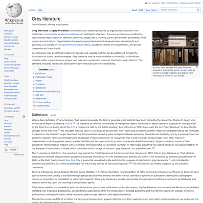 Grey literature - Wikipedia