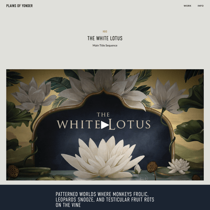 HBO | The White Lotus — Plains of Yonder