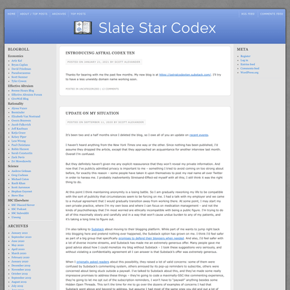 Slate Star Codex