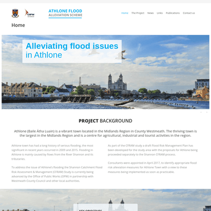 Athlone Flood Defence, Flood Alleviation, Shannon River Flooding Athlone, Athlone Flooding