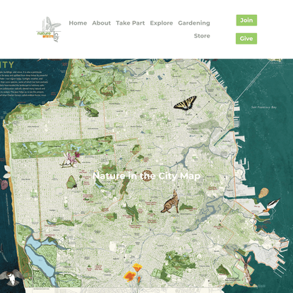 Nature in the City Map — Nature in the City