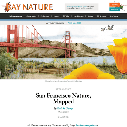 A Map Shows San Francisco’s Nature Everywhere - Bay Nature Magazine