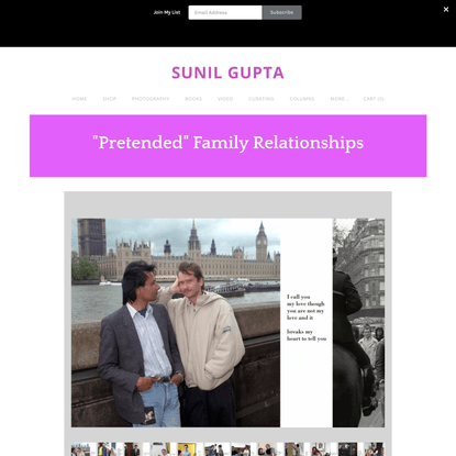 “Pretended” Family Relationships