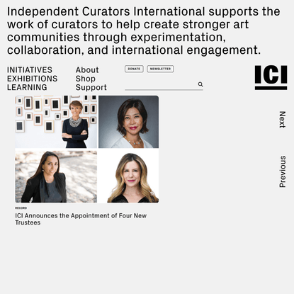 Independent Curators International (ICI)