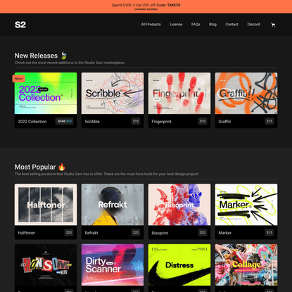 Studio 2am |  Effects, Textures, Templates and Design Bundles