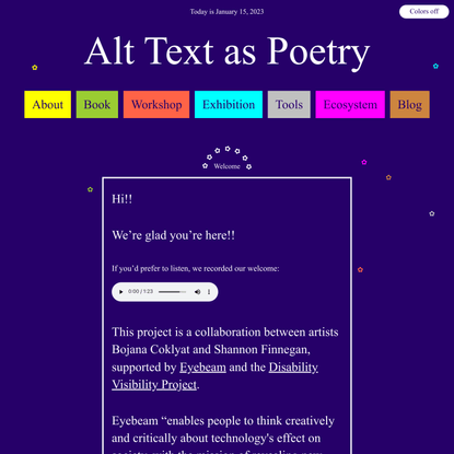 Alt Text as Poetry