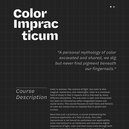 Color Impracticum