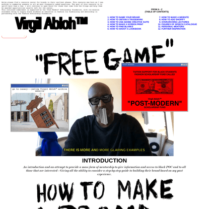 Virgil Abloh™ FREE GAME