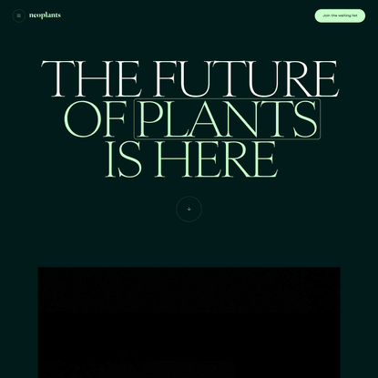 Neoplants - The Future of Plants