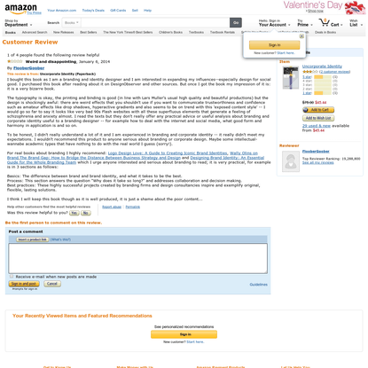 Amazon.com: FlooberGoober's review of Uncorporate Identity