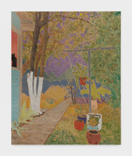 Hayley Barker, "Side Yard with Kali," 2022