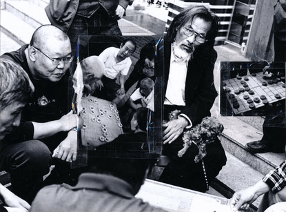 DJ on Instagram: “Men and a very small dog on the streets of the Dongsi hutongs. Beijing, 2010s sometime. After some stabili...