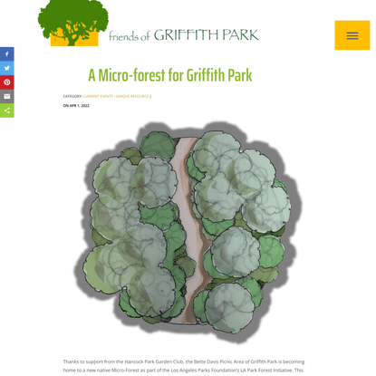 A Micro-forest for Griffith Park | Friends of Griffith Park