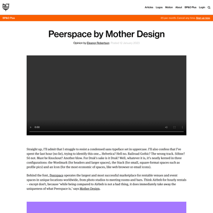 New Brand Identity for Peerspace by Mother Design – BP&O